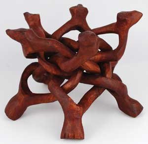 (image for) Wood Cobra stand 6"