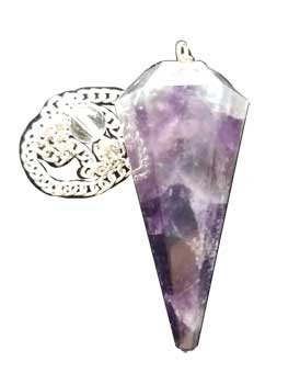 (image for) 6-sided Amethyst pendulum