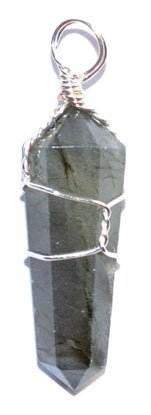 (image for) Labradorite wire wrapped point
