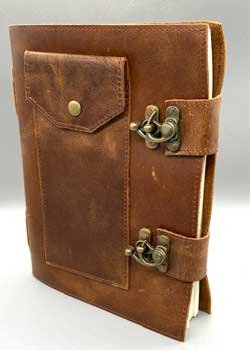 (image for) Soft leather w/ Double latch