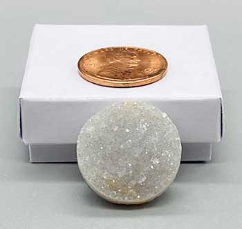 (image for) 1" Amethyst Circle druse cabochon