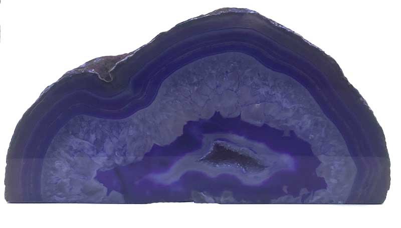 (image for) 2.0-2.5# Geode Purple Agate cut