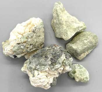 (image for) 1 lb Prenhite with Rutile untumbled stones
