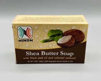 (image for) 5oz Shea Butter ninon soap